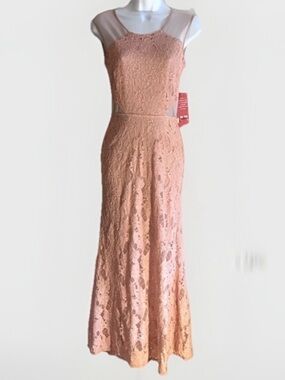 Enfocus Studio Lace and Crystal Gown